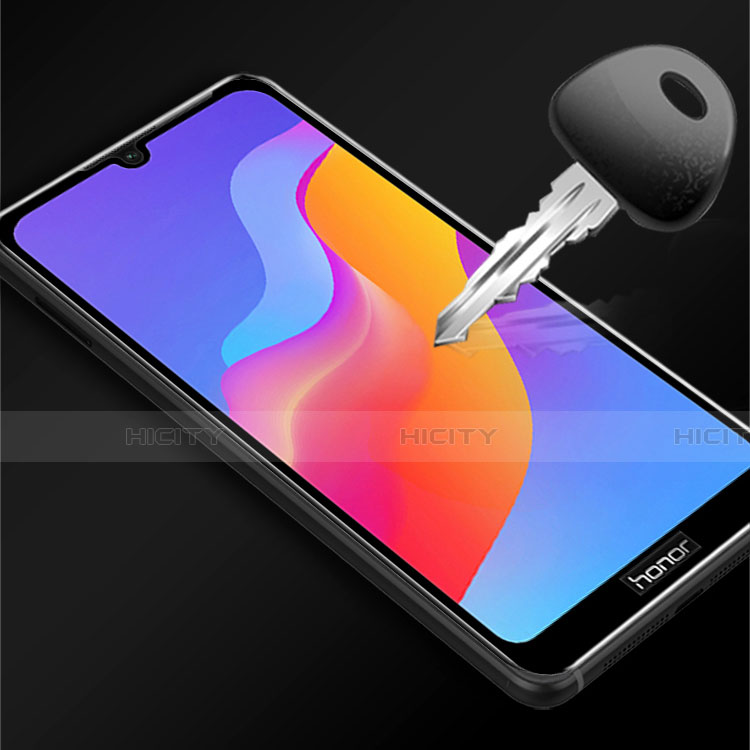 Schutzfolie Full Coverage Displayschutzfolie Panzerfolie Gehärtetes Glas Glasfolie Anti Blue Ray Skins zum Aufkleben Panzerglas für Huawei Y6 (2019) Schwarz