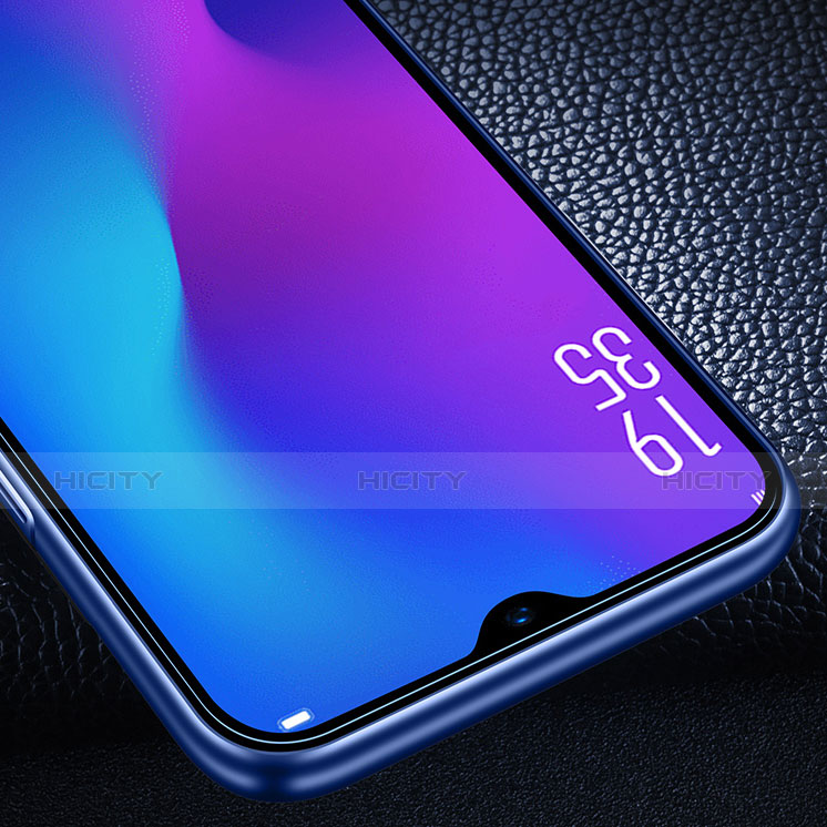 Schutzfolie Full Coverage Displayschutzfolie Panzerfolie Gehärtetes Glas Glasfolie Anti Blue Ray Skins zum Aufkleben Panzerglas für Oppo R17 Pro Schwarz