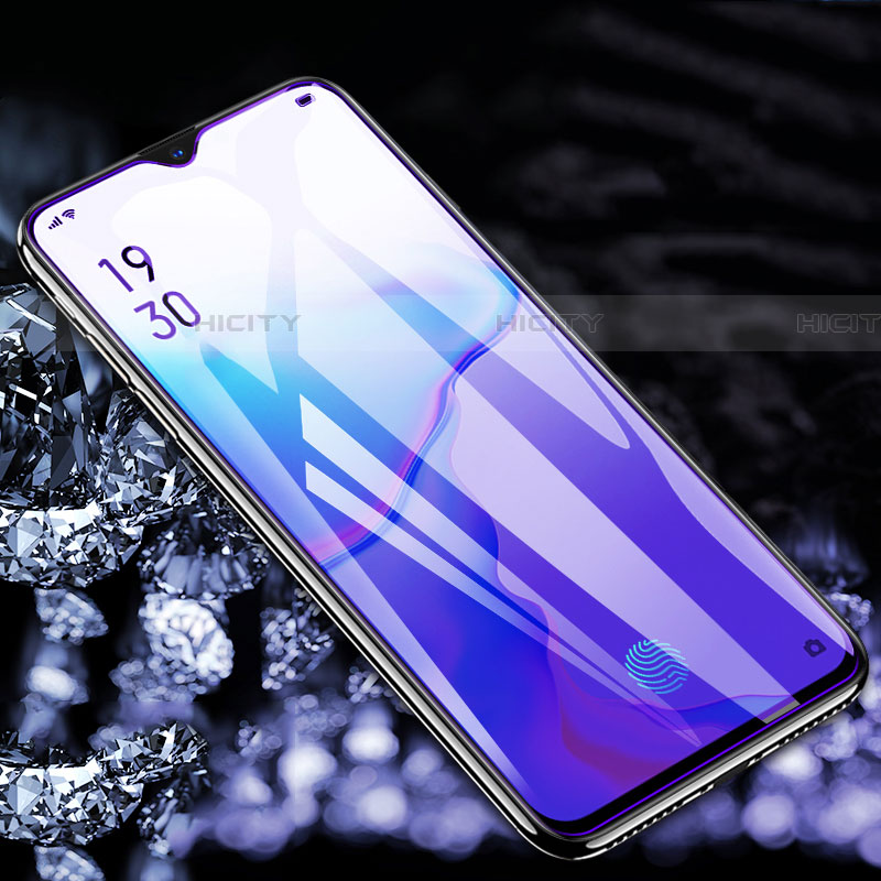 Schutzfolie Full Coverage Displayschutzfolie Panzerfolie Gehärtetes Glas Glasfolie Anti Blue Ray Skins zum Aufkleben Panzerglas für Realme X2 Schwarz