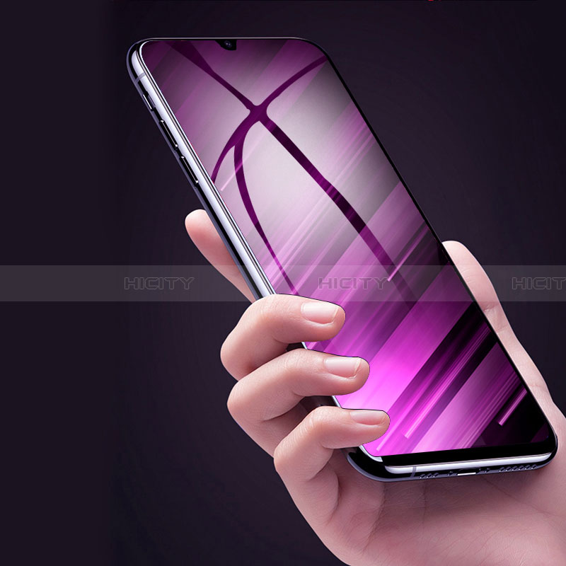 Schutzfolie Full Coverage Displayschutzfolie Panzerfolie Gehärtetes Glas Glasfolie Anti Blue Ray Skins zum Aufkleben Panzerglas für Samsung Galaxy A03 Core Schwarz