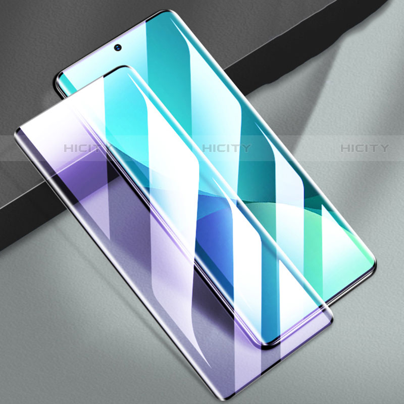 Schutzfolie Full Coverage Displayschutzfolie Panzerfolie Gehärtetes Glas Glasfolie Anti Blue Ray Skins zum Aufkleben Panzerglas für Xiaomi Mi 12 5G Schwarz