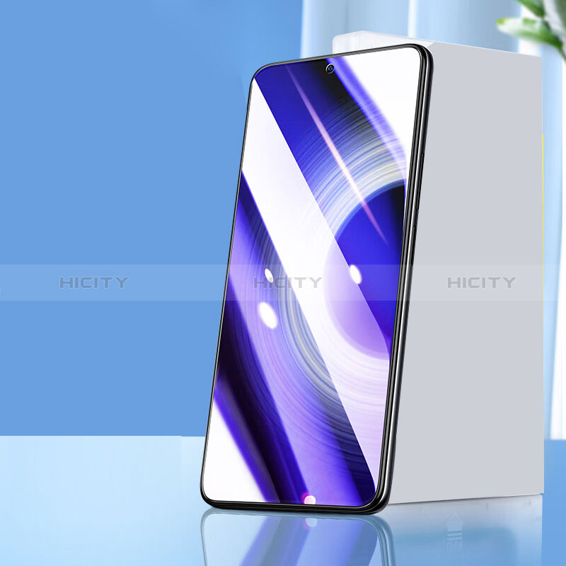 Schutzfolie Full Coverage Displayschutzfolie Panzerfolie Gehärtetes Glas Glasfolie Anti Blue Ray Skins zum Aufkleben Panzerglas für Xiaomi Mi 12T Pro 5G Schwarz