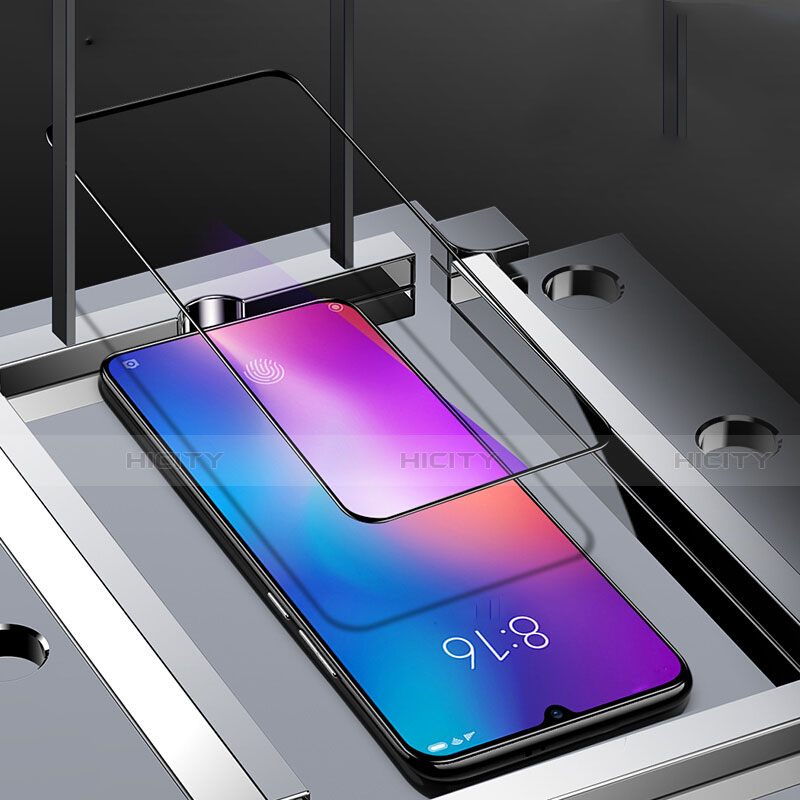 Schutzfolie Full Coverage Displayschutzfolie Panzerfolie Gehärtetes Glas Glasfolie Anti Blue Ray Skins zum Aufkleben Panzerglas für Xiaomi Mi 9 Lite Schwarz