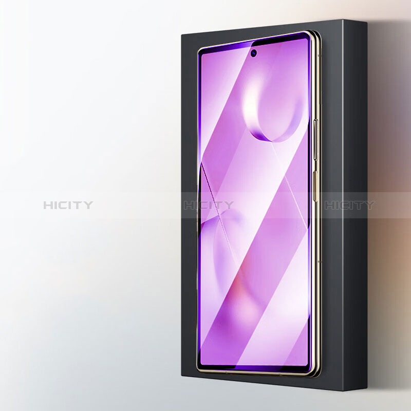 Schutzfolie Full Coverage Displayschutzfolie Panzerfolie Gehärtetes Glas Glasfolie Anti Blue Ray Skins zum Aufkleben Panzerglas für Xiaomi Mix Fold 2 5G Schwarz