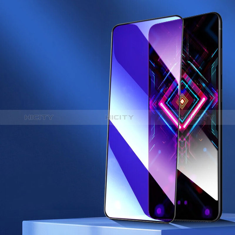 Schutzfolie Full Coverage Displayschutzfolie Panzerfolie Gehärtetes Glas Glasfolie Anti Blue Ray Skins zum Aufkleben Panzerglas für Xiaomi Poco F3 GT 5G Schwarz