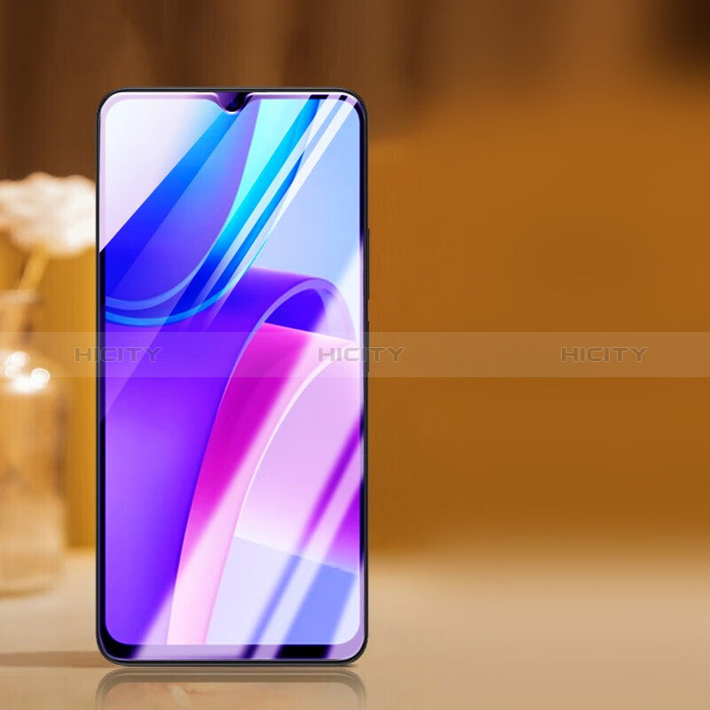 Schutzfolie Full Coverage Displayschutzfolie Panzerfolie Gehärtetes Glas Glasfolie Anti Blue Ray Skins zum Aufkleben Panzerglas für Xiaomi Poco M4 5G Schwarz