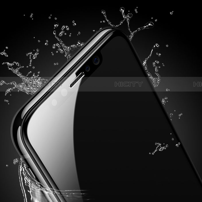 Schutzfolie Full Coverage Displayschutzfolie Panzerfolie Gehärtetes Glas Glasfolie Skins zum Aufkleben Panzerglas F02 für Apple iPhone 11 Pro Schwarz