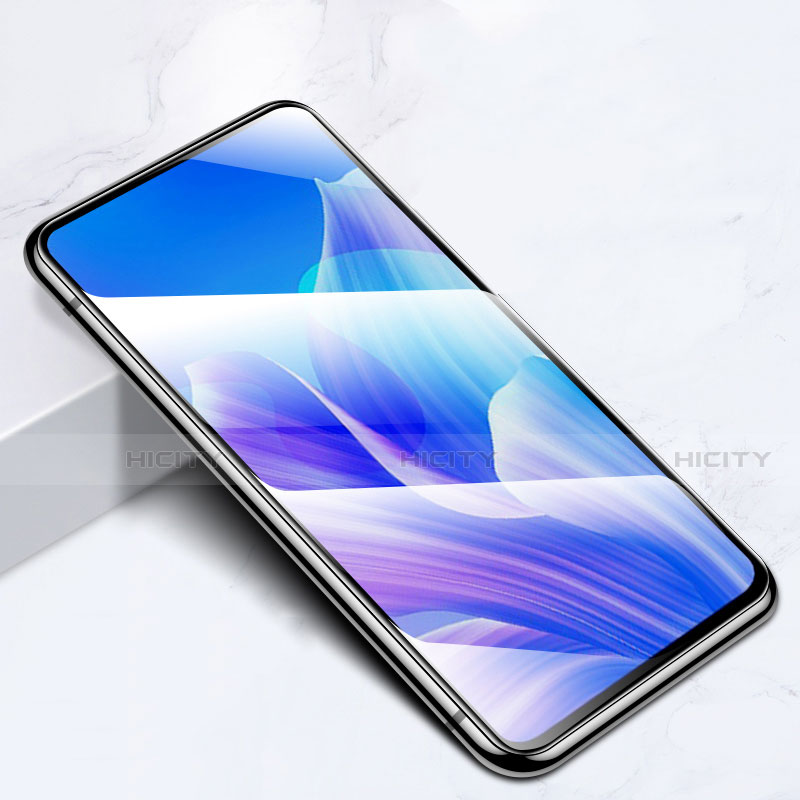 Schutzfolie Full Coverage Displayschutzfolie Panzerfolie Gehärtetes Glas Glasfolie Skins zum Aufkleben Panzerglas F02 für Huawei Enjoy 20 Plus 5G Schwarz groß