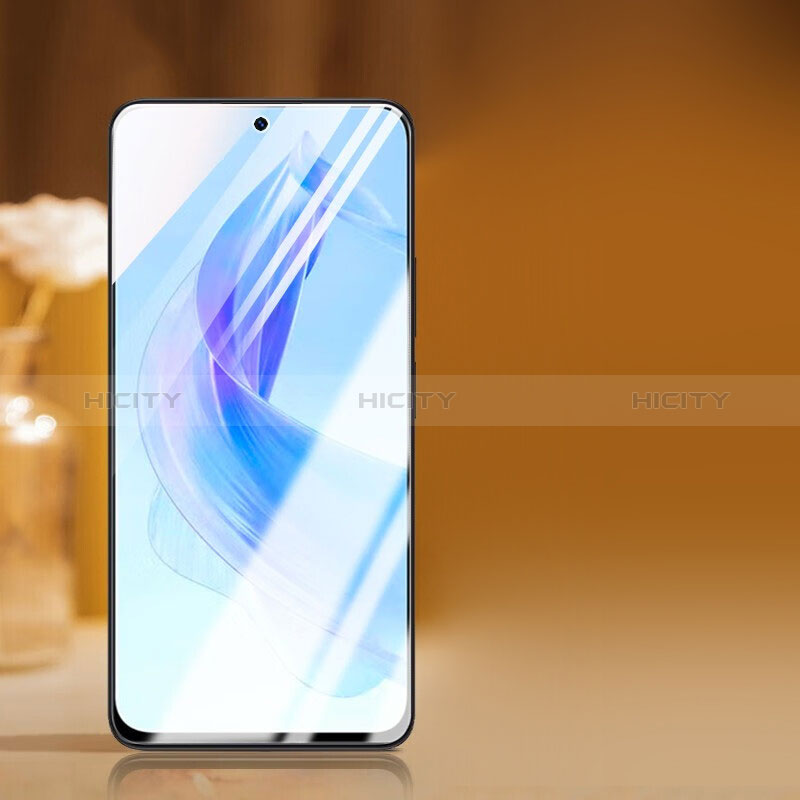 Schutzfolie Full Coverage Displayschutzfolie Panzerfolie Gehärtetes Glas Glasfolie Skins zum Aufkleben Panzerglas F02 für Huawei Honor 10X Lite Schwarz