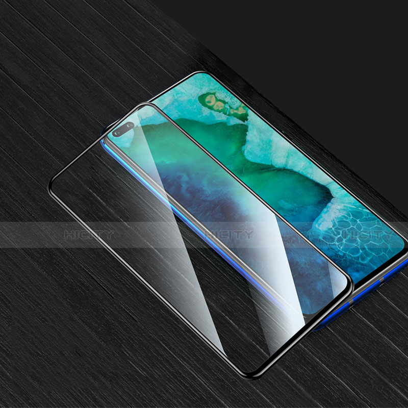 Schutzfolie Full Coverage Displayschutzfolie Panzerfolie Gehärtetes Glas Glasfolie Skins zum Aufkleben Panzerglas F02 für Huawei Honor V30 5G Schwarz