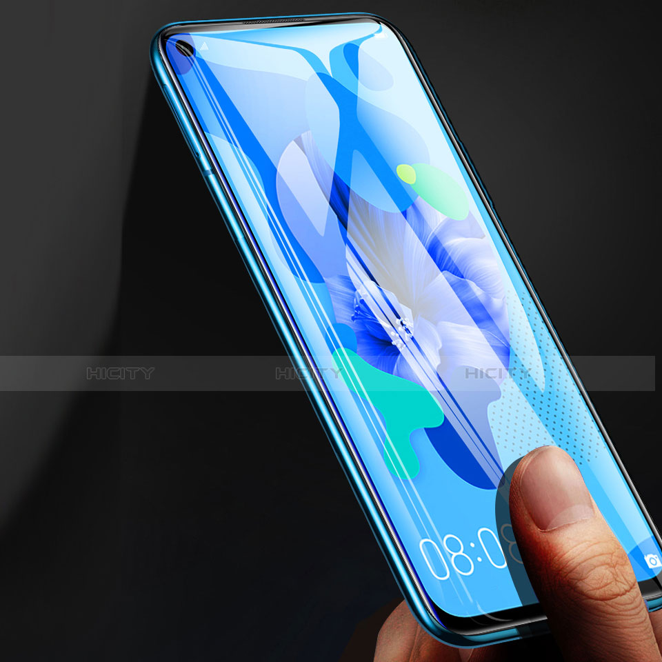 Schutzfolie Full Coverage Displayschutzfolie Panzerfolie Gehärtetes Glas Glasfolie Skins zum Aufkleben Panzerglas F02 für Huawei P20 Lite (2019) Schwarz