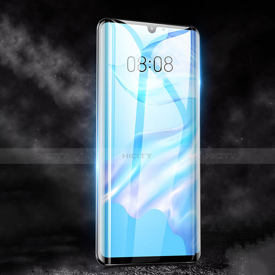 Schutzfolie Full Coverage Displayschutzfolie Panzerfolie Gehärtetes Glas Glasfolie Skins zum Aufkleben Panzerglas F02 für Huawei P30 Pro New Edition Schwarz