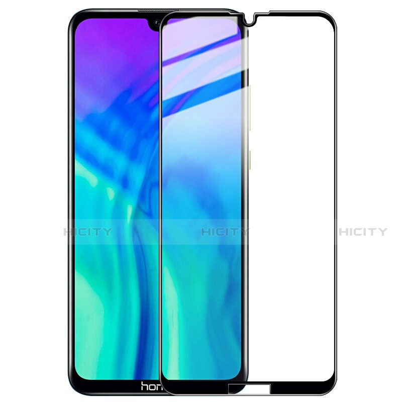 Schutzfolie Full Coverage Displayschutzfolie Panzerfolie Gehärtetes Glas Glasfolie Skins zum Aufkleben Panzerglas F02 für Huawei Y5 (2019) Schwarz