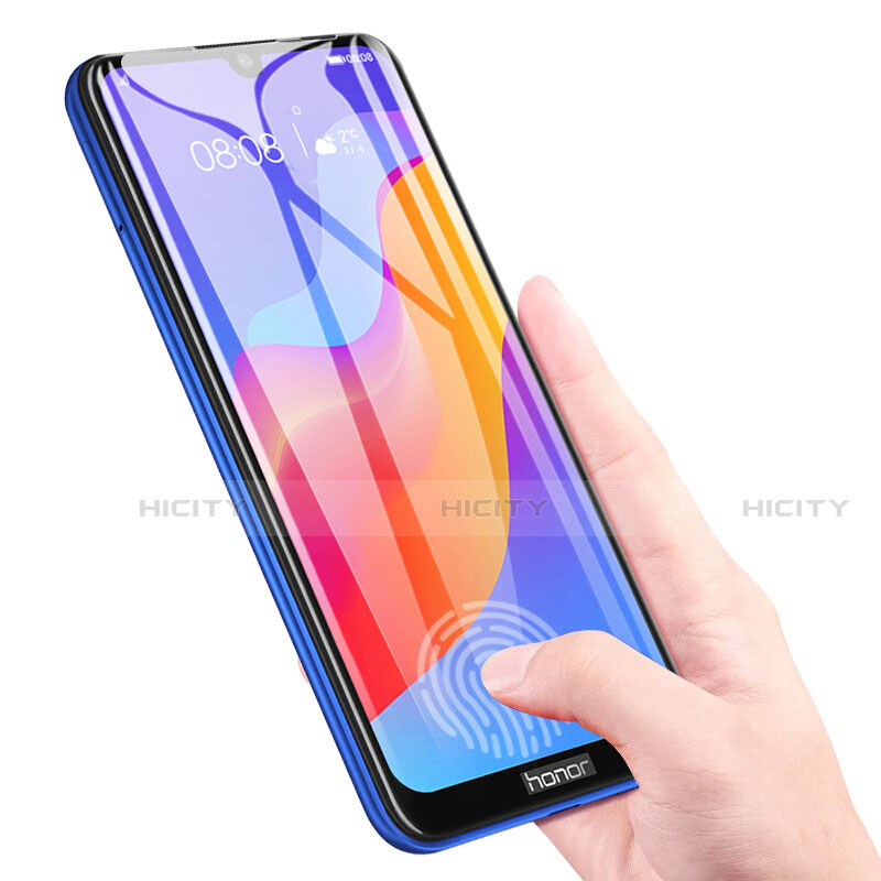 Schutzfolie Full Coverage Displayschutzfolie Panzerfolie Gehärtetes Glas Glasfolie Skins zum Aufkleben Panzerglas F02 für Huawei Y6 (2019) Schwarz groß