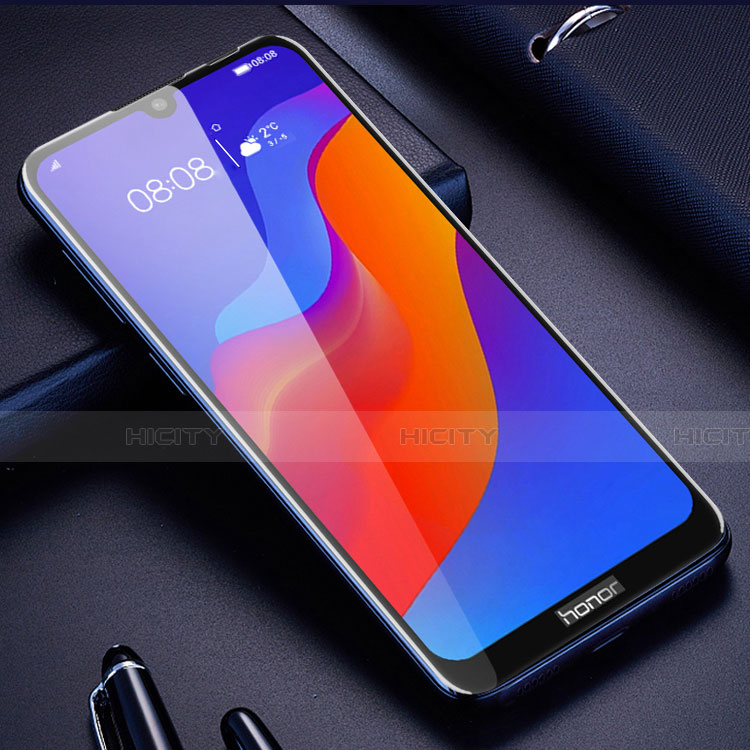 Schutzfolie Full Coverage Displayschutzfolie Panzerfolie Gehärtetes Glas Glasfolie Skins zum Aufkleben Panzerglas F02 für Huawei Y6 (2019) Schwarz groß