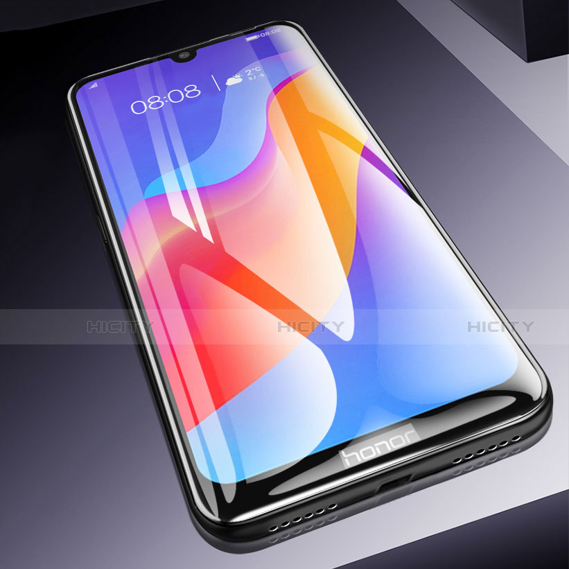 Schutzfolie Full Coverage Displayschutzfolie Panzerfolie Gehärtetes Glas Glasfolie Skins zum Aufkleben Panzerglas F02 für Huawei Y6 (2019) Schwarz groß