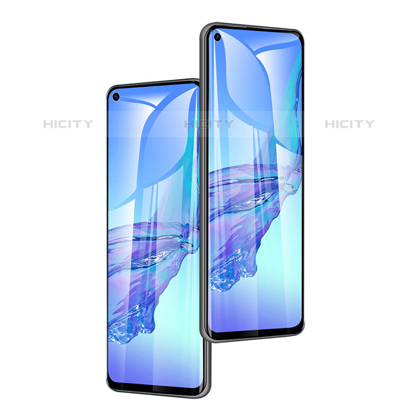 Schutzfolie Full Coverage Displayschutzfolie Panzerfolie Gehärtetes Glas Glasfolie Skins zum Aufkleben Panzerglas F02 für Oppo F19 Pro+ Plus 5G Schwarz