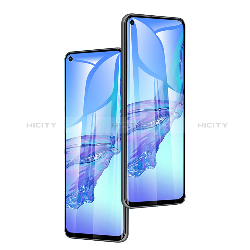 Schutzfolie Full Coverage Displayschutzfolie Panzerfolie Gehärtetes Glas Glasfolie Skins zum Aufkleben Panzerglas F02 für Oppo Find X3 5G Schwarz