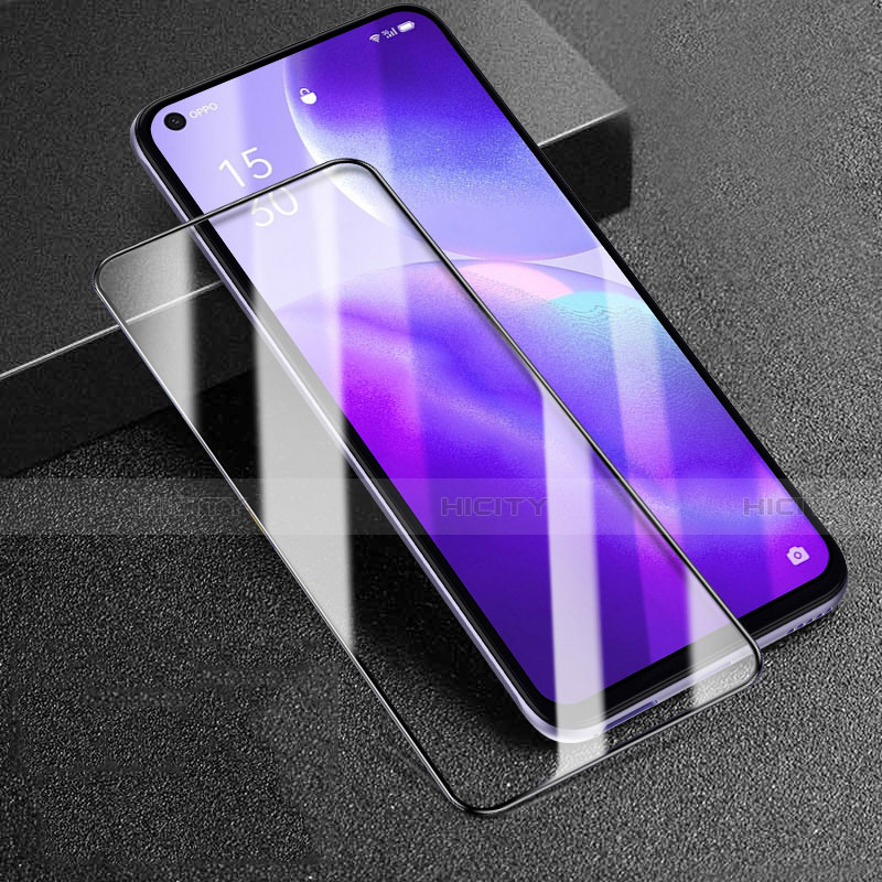 Schutzfolie Full Coverage Displayschutzfolie Panzerfolie Gehärtetes Glas Glasfolie Skins zum Aufkleben Panzerglas F02 für Oppo Find X3 Lite 5G Schwarz