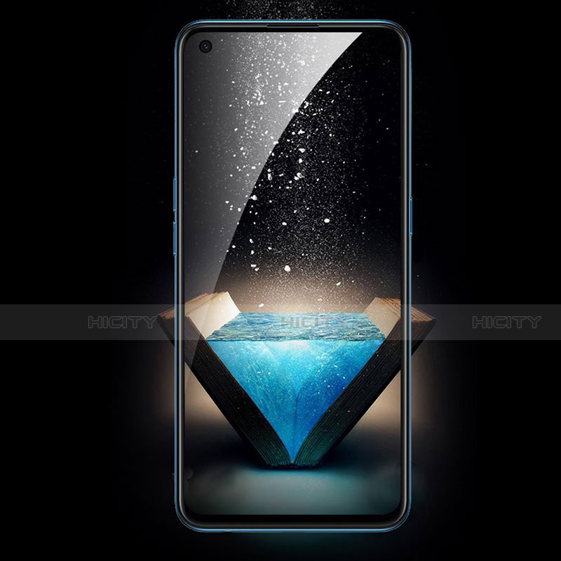 Schutzfolie Full Coverage Displayschutzfolie Panzerfolie Gehärtetes Glas Glasfolie Skins zum Aufkleben Panzerglas F02 für Oppo Find X3 Lite 5G Schwarz