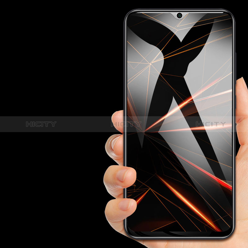 Schutzfolie Full Coverage Displayschutzfolie Panzerfolie Gehärtetes Glas Glasfolie Skins zum Aufkleben Panzerglas F02 für Samsung Galaxy A12 Nacho Schwarz