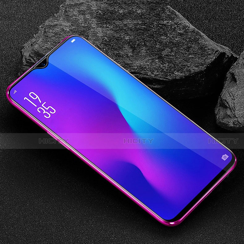 Schutzfolie Full Coverage Displayschutzfolie Panzerfolie Gehärtetes Glas Glasfolie Skins zum Aufkleben Panzerglas F02 für Samsung Galaxy A70 Schwarz