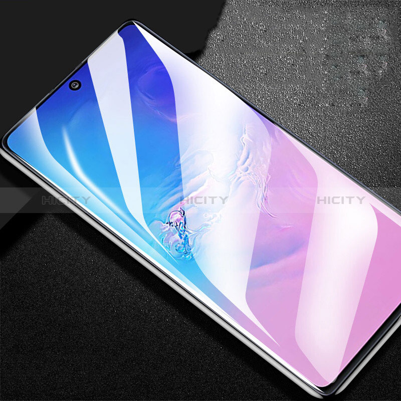 Schutzfolie Full Coverage Displayschutzfolie Panzerfolie Gehärtetes Glas Glasfolie Skins zum Aufkleben Panzerglas F02 für Samsung Galaxy M80S Schwarz Plus