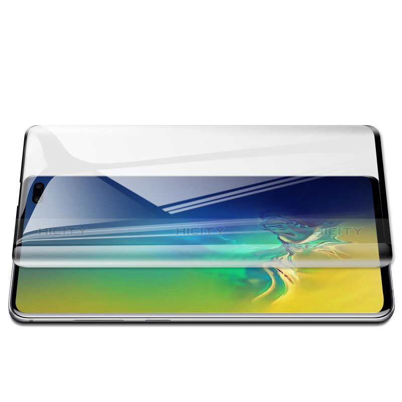 Schutzfolie Full Coverage Displayschutzfolie Panzerfolie Gehärtetes Glas Glasfolie Skins zum Aufkleben Panzerglas F02 für Samsung Galaxy S10e Schwarz