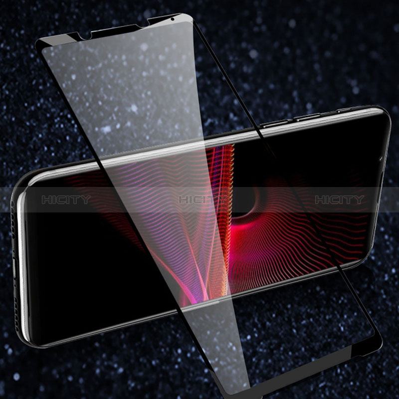 Schutzfolie Full Coverage Displayschutzfolie Panzerfolie Gehärtetes Glas Glasfolie Skins zum Aufkleben Panzerglas F02 für Sony Xperia 10 III Lite Schwarz