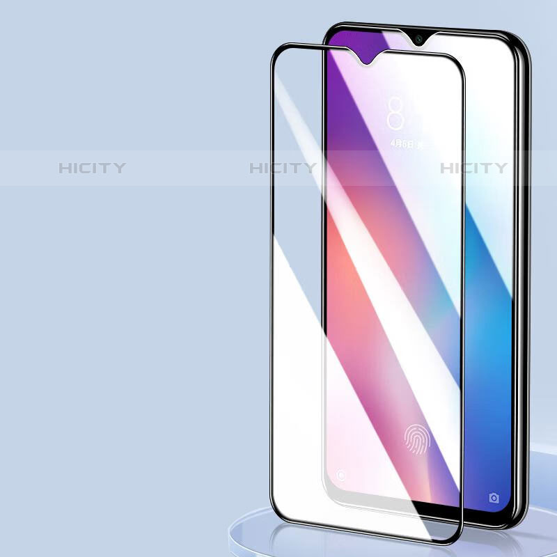 Schutzfolie Full Coverage Displayschutzfolie Panzerfolie Gehärtetes Glas Glasfolie Skins zum Aufkleben Panzerglas F02 für Vivo iQOO Z6 Lite 5G Schwarz