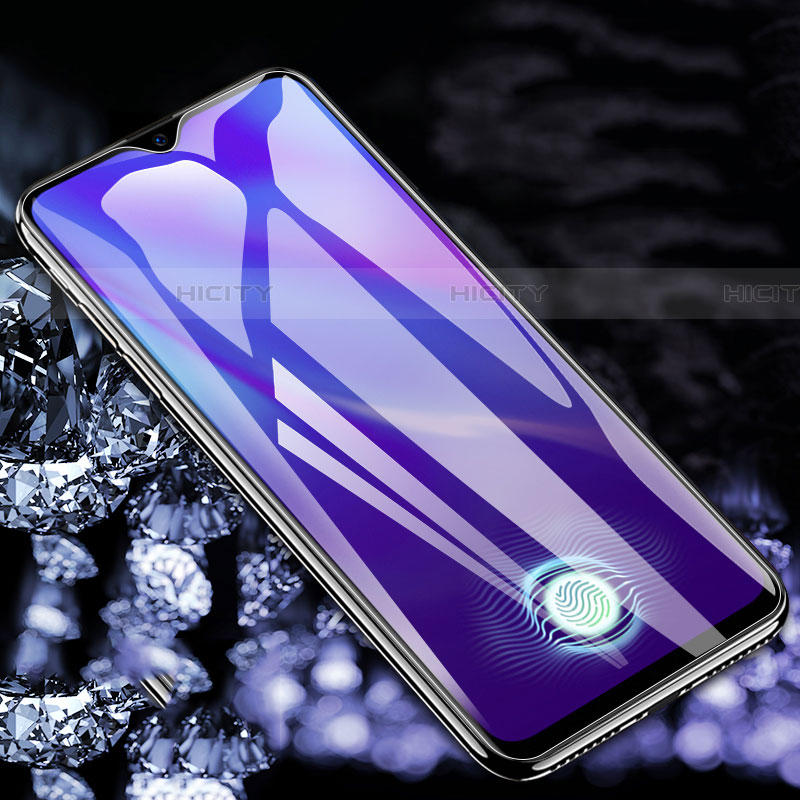 Schutzfolie Full Coverage Displayschutzfolie Panzerfolie Gehärtetes Glas Glasfolie Skins zum Aufkleben Panzerglas F02 für Vivo X50 Lite Schwarz