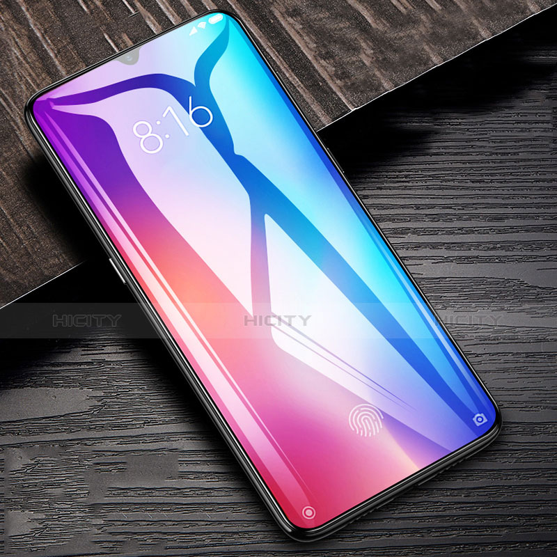 Schutzfolie Full Coverage Displayschutzfolie Panzerfolie Gehärtetes Glas Glasfolie Skins zum Aufkleben Panzerglas F02 für Xiaomi Mi 9 Pro 5G Schwarz