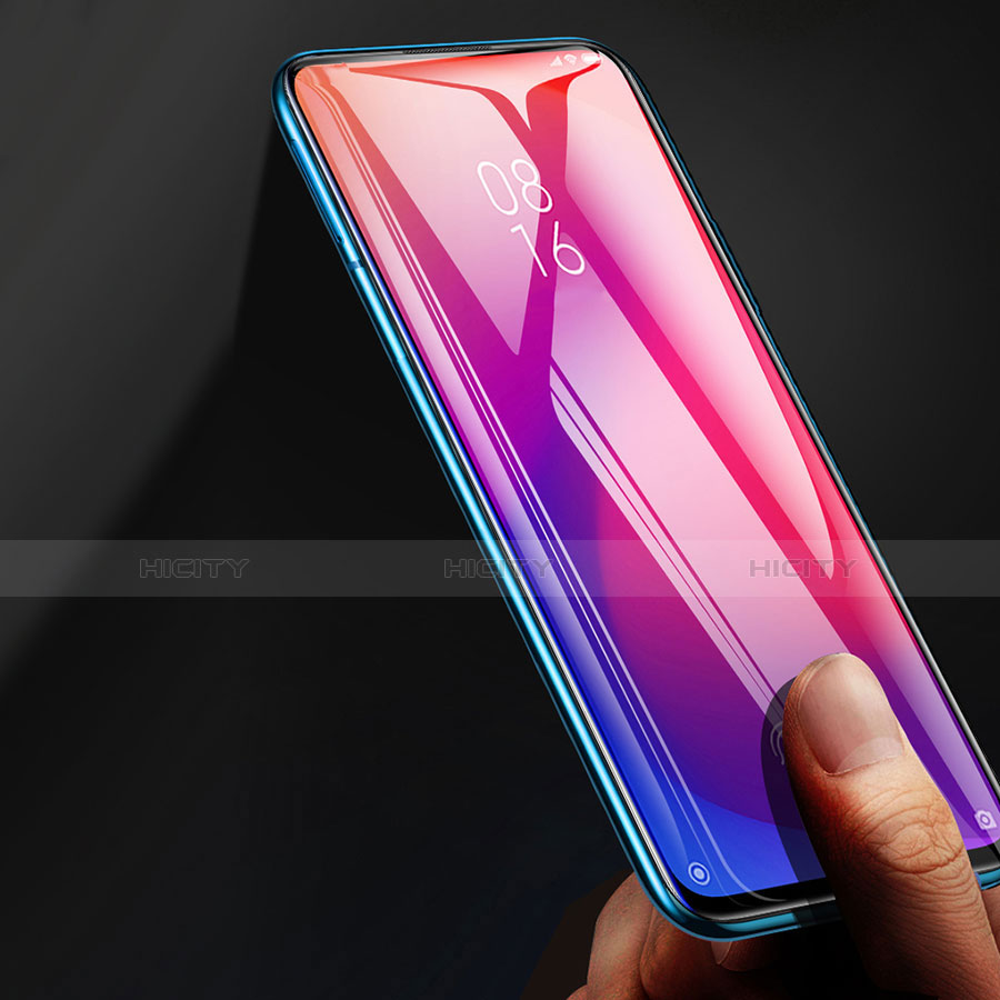 Schutzfolie Full Coverage Displayschutzfolie Panzerfolie Gehärtetes Glas Glasfolie Skins zum Aufkleben Panzerglas F02 für Xiaomi Mi 9T Pro Schwarz