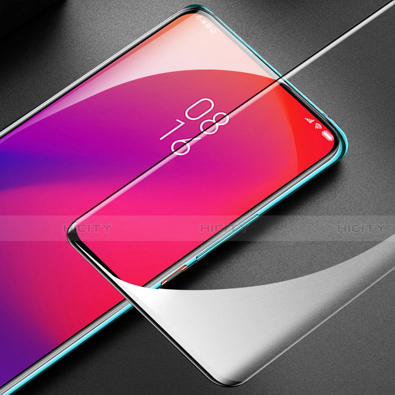 Schutzfolie Full Coverage Displayschutzfolie Panzerfolie Gehärtetes Glas Glasfolie Skins zum Aufkleben Panzerglas F02 für Xiaomi Mi 9T Pro Schwarz