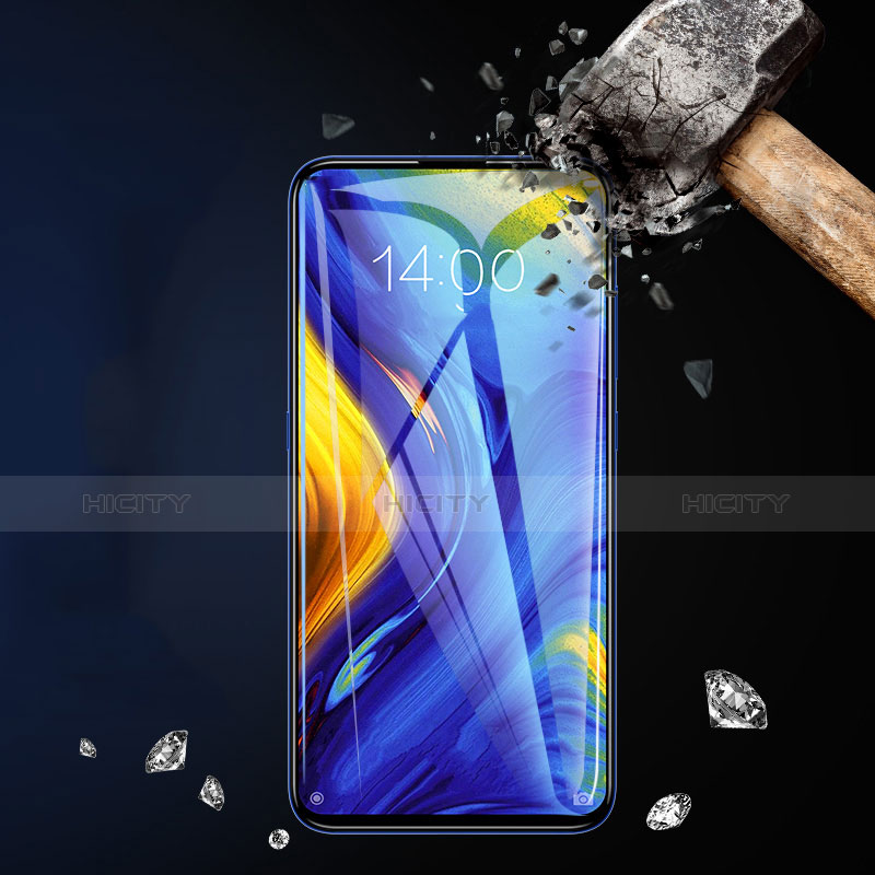 Schutzfolie Full Coverage Displayschutzfolie Panzerfolie Gehärtetes Glas Glasfolie Skins zum Aufkleben Panzerglas F02 für Xiaomi Mi Mix 3 Schwarz