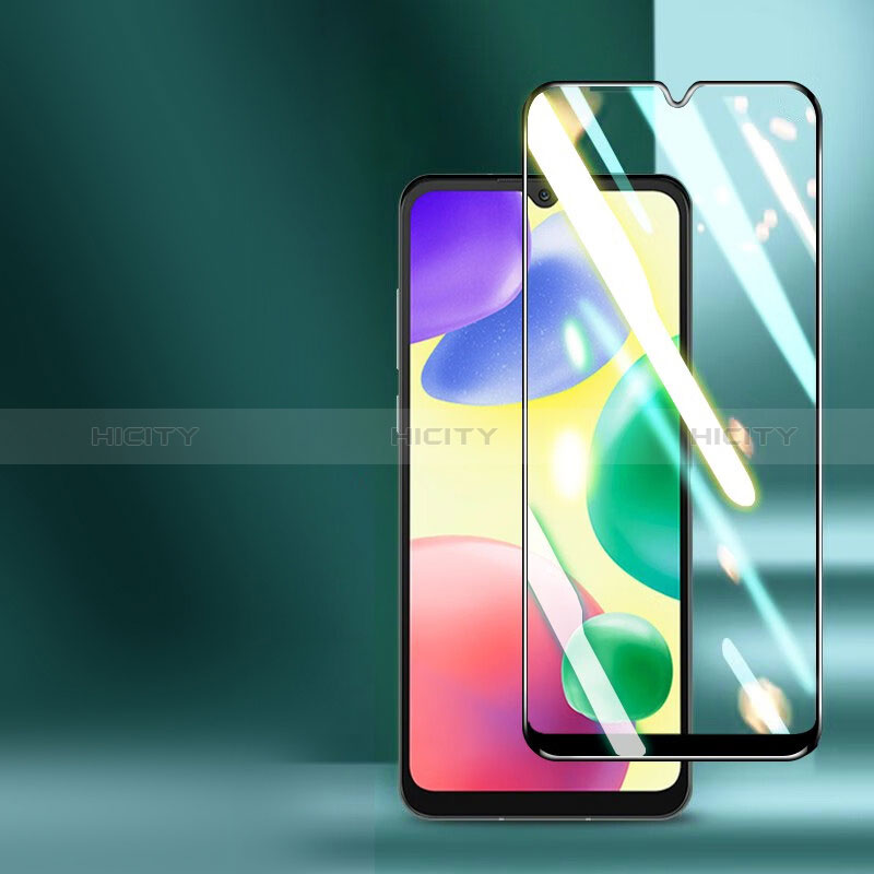 Schutzfolie Full Coverage Displayschutzfolie Panzerfolie Gehärtetes Glas Glasfolie Skins zum Aufkleben Panzerglas F02 für Xiaomi POCO C3 Schwarz Plus