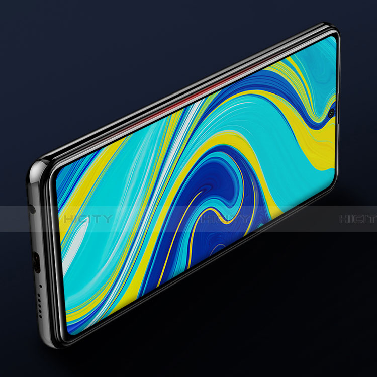 Schutzfolie Full Coverage Displayschutzfolie Panzerfolie Gehärtetes Glas Glasfolie Skins zum Aufkleben Panzerglas F02 für Xiaomi Poco M2 Pro Schwarz