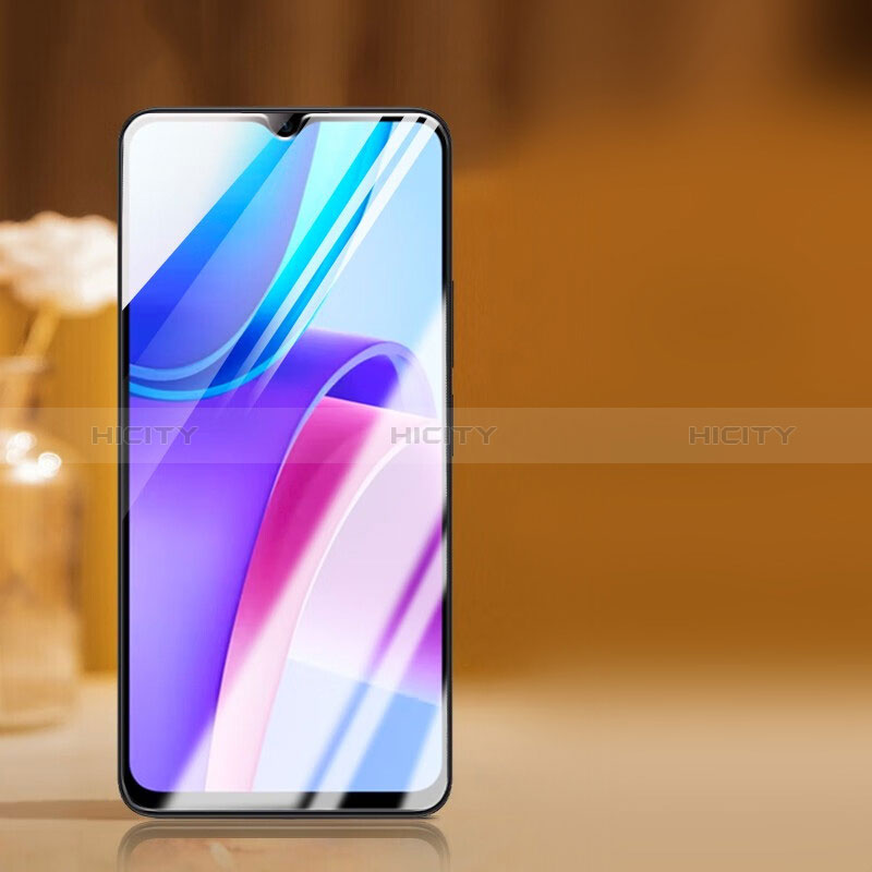 Schutzfolie Full Coverage Displayschutzfolie Panzerfolie Gehärtetes Glas Glasfolie Skins zum Aufkleben Panzerglas F02 für Xiaomi Poco M4 5G Schwarz