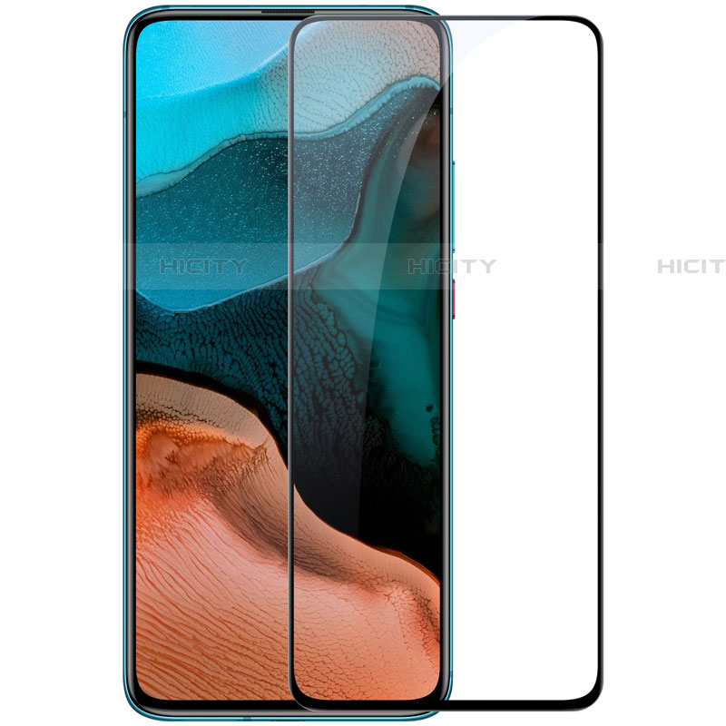 Schutzfolie Full Coverage Displayschutzfolie Panzerfolie Gehärtetes Glas Glasfolie Skins zum Aufkleben Panzerglas F02 für Xiaomi Redmi K30 Pro 5G Schwarz Plus