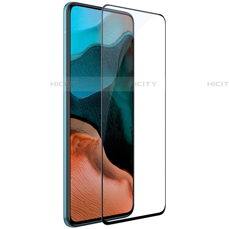 Schutzfolie Full Coverage Displayschutzfolie Panzerfolie Gehärtetes Glas Glasfolie Skins zum Aufkleben Panzerglas F02 für Xiaomi Redmi K30 Pro 5G Schwarz groß