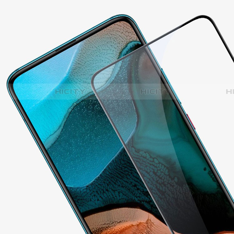 Schutzfolie Full Coverage Displayschutzfolie Panzerfolie Gehärtetes Glas Glasfolie Skins zum Aufkleben Panzerglas F02 für Xiaomi Redmi K30 Pro 5G Schwarz groß