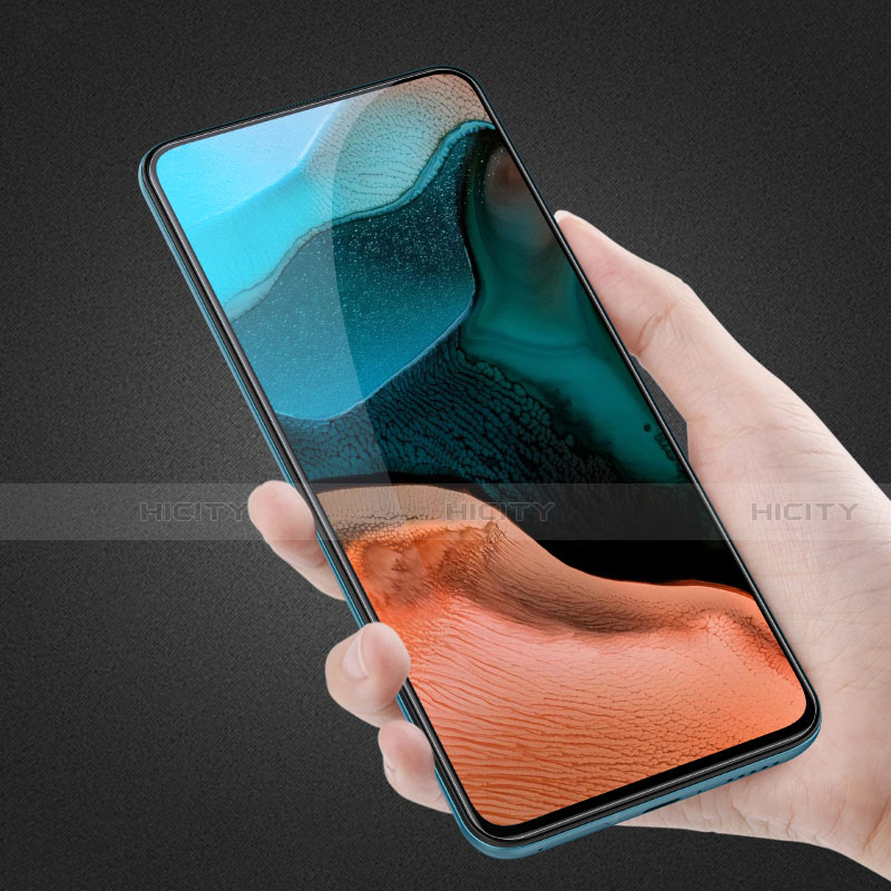 Schutzfolie Full Coverage Displayschutzfolie Panzerfolie Gehärtetes Glas Glasfolie Skins zum Aufkleben Panzerglas F02 für Xiaomi Redmi K30 Pro Zoom Schwarz groß