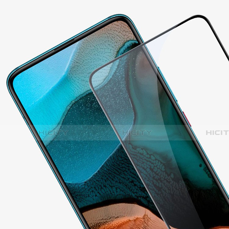 Schutzfolie Full Coverage Displayschutzfolie Panzerfolie Gehärtetes Glas Glasfolie Skins zum Aufkleben Panzerglas F02 für Xiaomi Redmi K30 Pro Zoom Schwarz groß