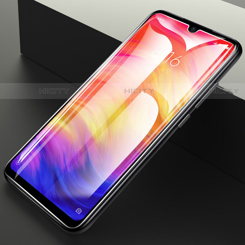 Schutzfolie Full Coverage Displayschutzfolie Panzerfolie Gehärtetes Glas Glasfolie Skins zum Aufkleben Panzerglas F02 für Xiaomi Redmi Note 8T Schwarz