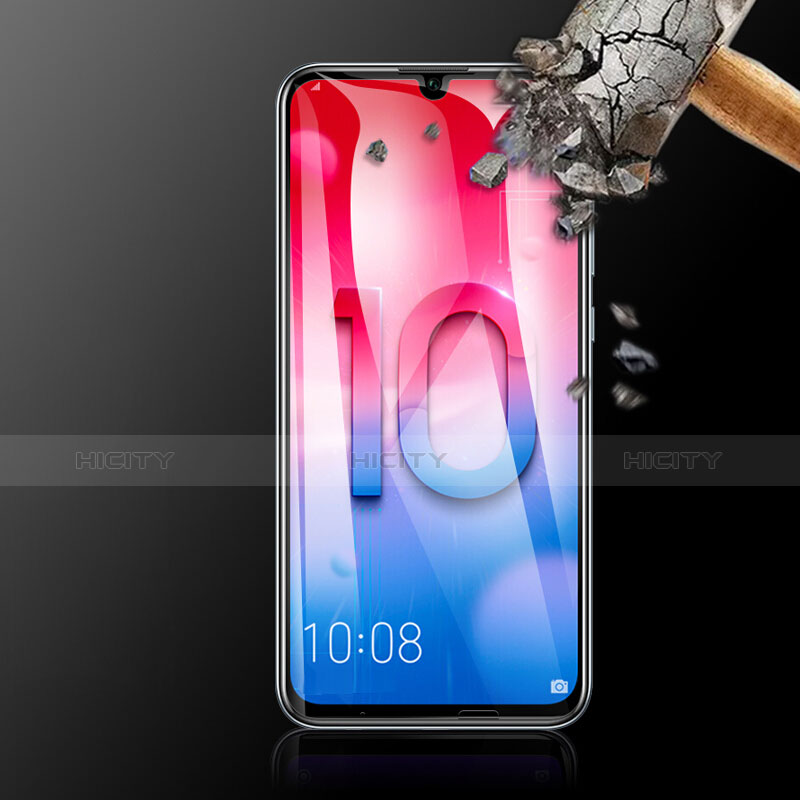 Schutzfolie Full Coverage Displayschutzfolie Panzerfolie Gehärtetes Glas Glasfolie Skins zum Aufkleben Panzerglas F03 für Huawei Honor 10 Lite Schwarz