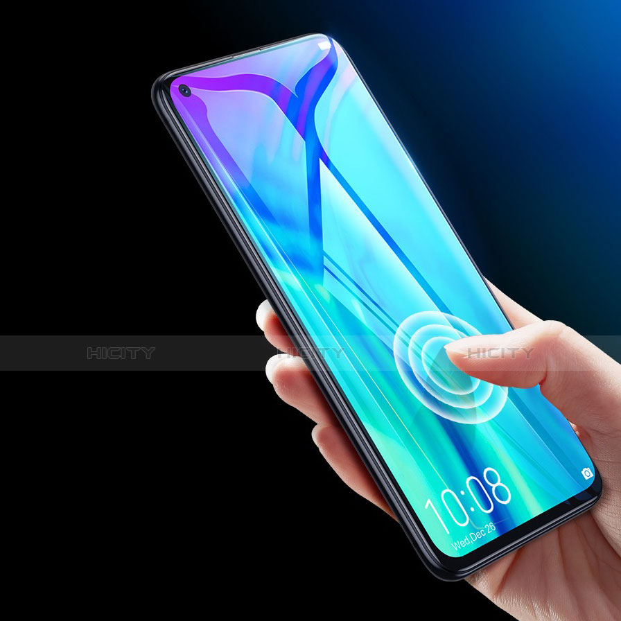 Schutzfolie Full Coverage Displayschutzfolie Panzerfolie Gehärtetes Glas Glasfolie Skins zum Aufkleben Panzerglas F03 für Huawei Honor 20 Pro Schwarz