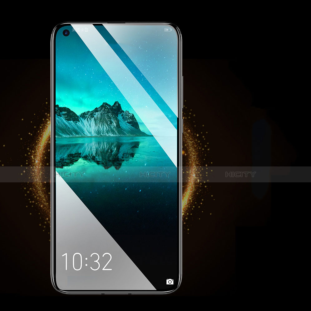 Schutzfolie Full Coverage Displayschutzfolie Panzerfolie Gehärtetes Glas Glasfolie Skins zum Aufkleben Panzerglas F03 für Huawei Honor V20 Schwarz