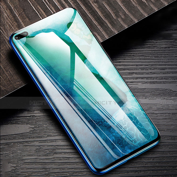 Schutzfolie Full Coverage Displayschutzfolie Panzerfolie Gehärtetes Glas Glasfolie Skins zum Aufkleben Panzerglas F03 für Huawei Honor V30 5G Schwarz