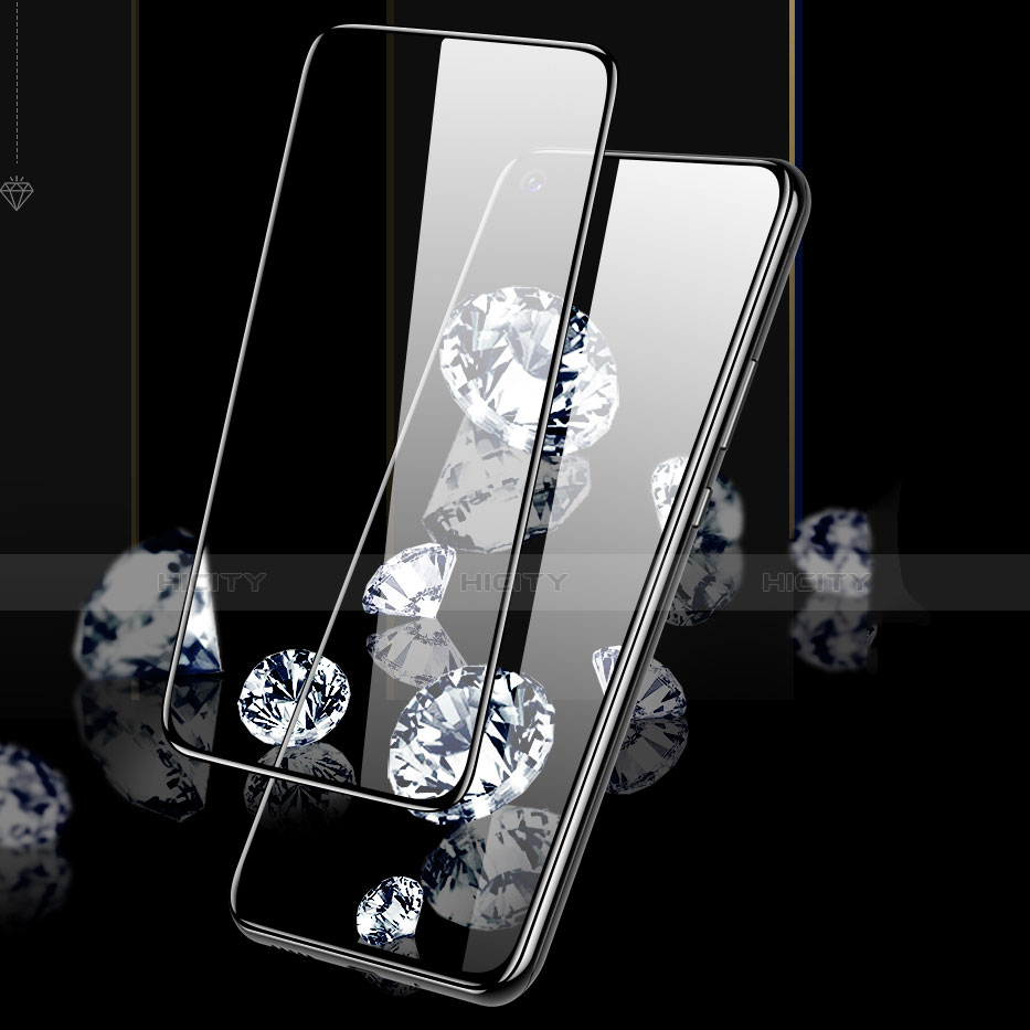 Schutzfolie Full Coverage Displayschutzfolie Panzerfolie Gehärtetes Glas Glasfolie Skins zum Aufkleben Panzerglas F03 für Huawei Nova 4 Schwarz