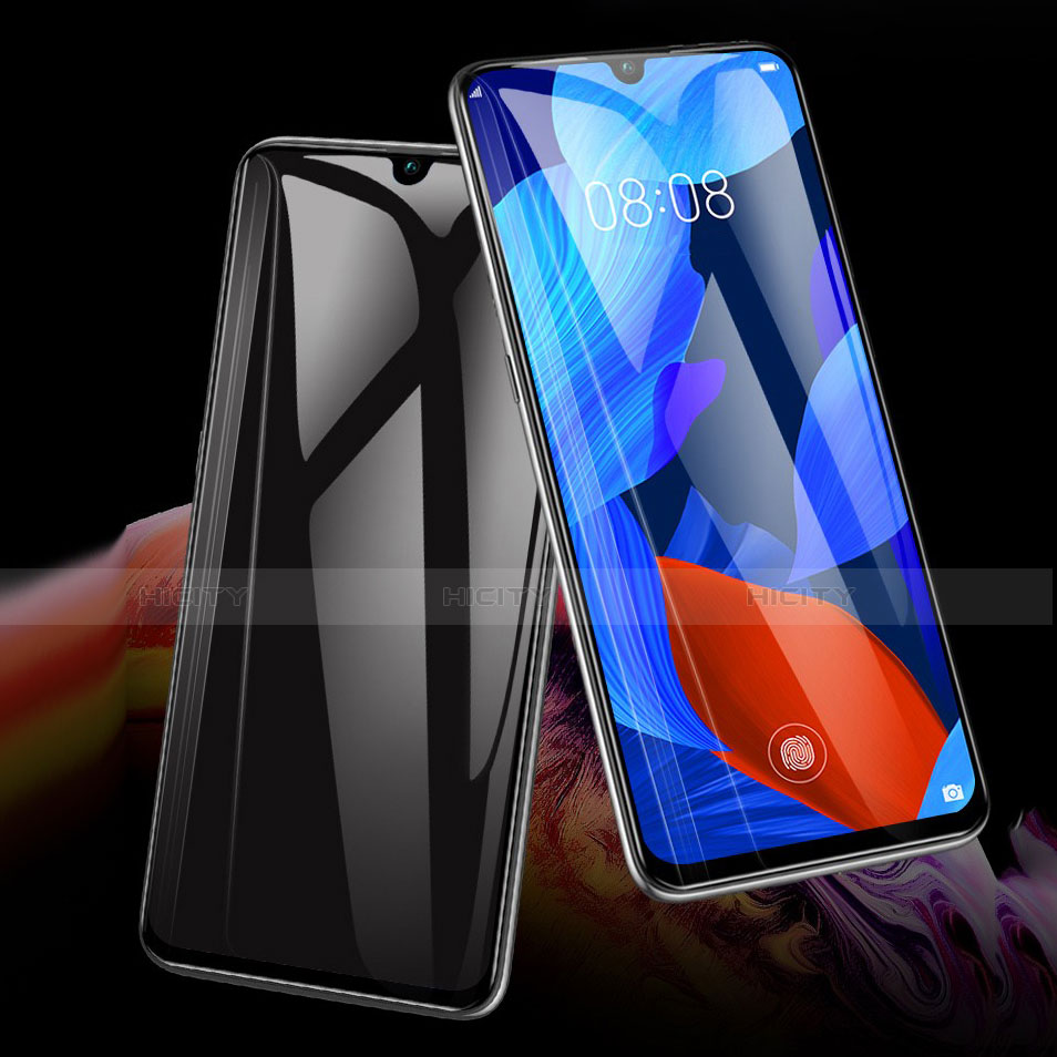 Schutzfolie Full Coverage Displayschutzfolie Panzerfolie Gehärtetes Glas Glasfolie Skins zum Aufkleben Panzerglas F03 für Huawei Nova 5 Pro Schwarz